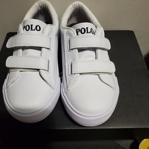 White Polo sneakers